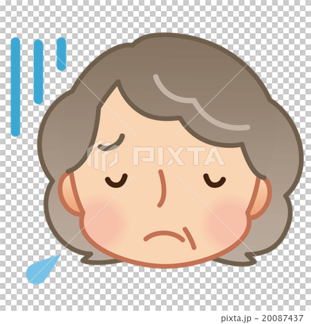Seniors depressed grandmother Seniors depressed grandmother 20087437