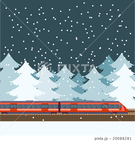 Train in the forest banner 20088281