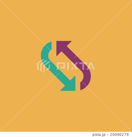 repetition arrow flat icon 20090279