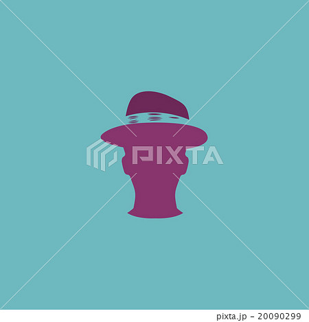 Man head with hat vector illustration 20090299