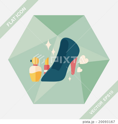valentine's day girl costume flat icon with long shadow,eps10 valentine's day girl costume flat icon with long shadow,eps10 20093167