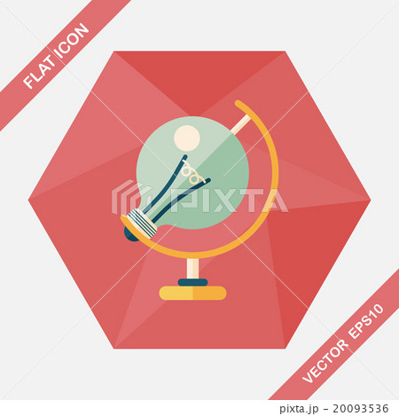 Light bulb flat icon with long shadow,eps10 Light bulb flat icon with long shadow,eps10 20093536