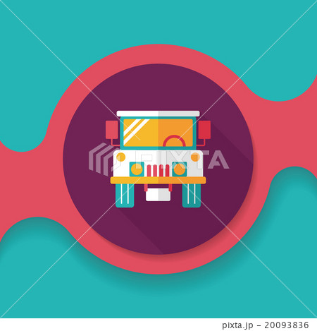 Transportation hammer flat icon with long shadow,eps10 20093836
