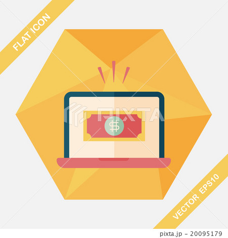 business chart flat icon with long shadow,eps10 business chart flat icon with long shadow,eps10 20095179