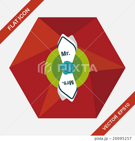 wedding tableware flat icon with long shadow,eps10 wedding tableware flat icon with long shadow,eps10 20095257