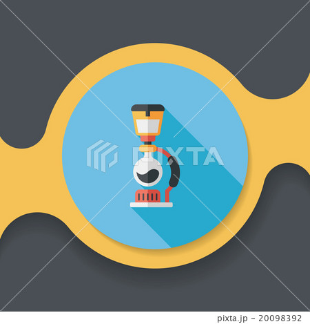 coffee maker flat icon with long shadow,eps10 20098392
