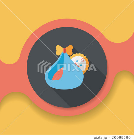 baby flat icon with long shadow,eps10 baby flat icon with long shadow,eps10 20099590