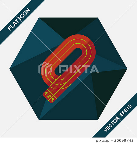 runway flat icon with long shadow,eps10 20099743