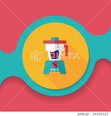 kitchenware juicer flat icon with long shadow,eps10 20100121