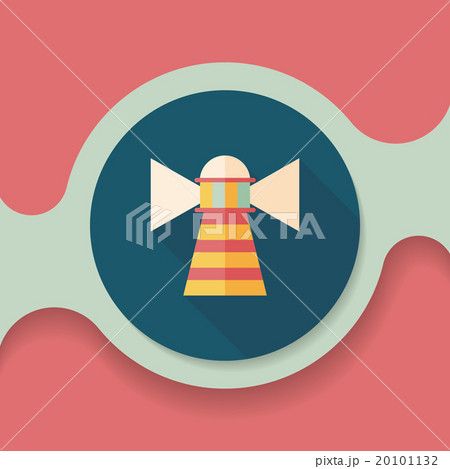 Lighthouse flat icon with long shadow,eps10 Lighthouse flat icon with long shadow,eps10 20101132