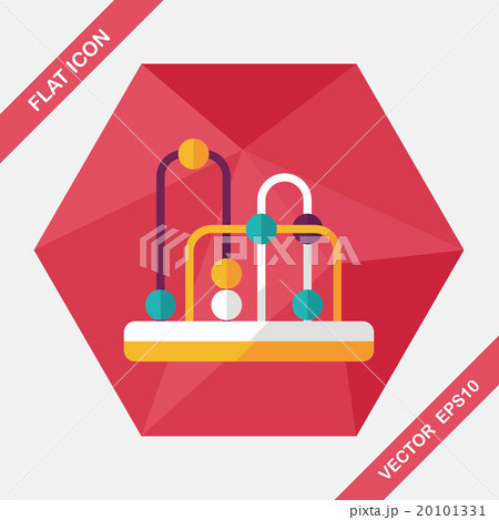 educational toy flat icon with long shadow,eps10 20101331