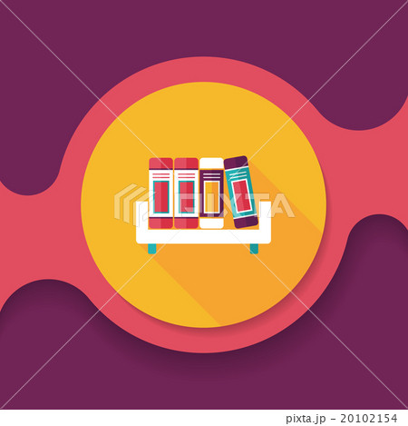 bookshelf flat icon with long shadow,eps10 bookshelf flat icon with long shadow,eps10 20102154