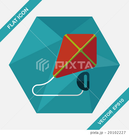kite flat icon with long shadow,eps10 kite flat icon with long shadow,eps10 20102227