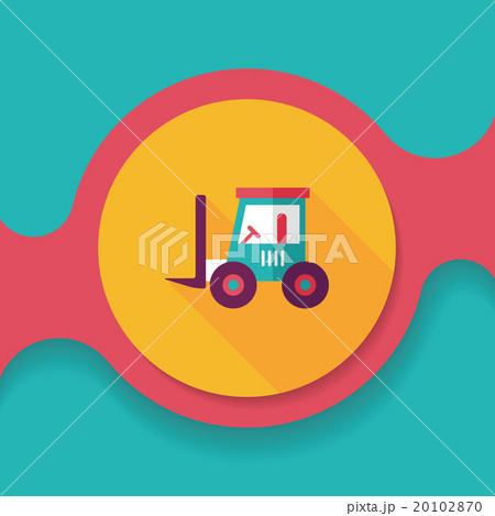 Transportation moving truck flat icon with long shadow,eps10 Transportation moving truck flat icon with long shadow,eps10 20102870