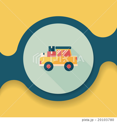 Transportation truck flat icon with long shadow,eps10 Transportation truck flat icon with long shadow,eps10 20103780