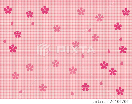 桜 チェック 桜 チェック 20106706