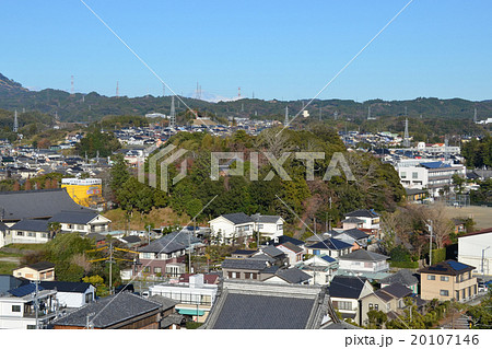 掛川古城　全景 20107146