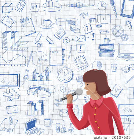 Conference template illustration Conference template illustration 20107639
