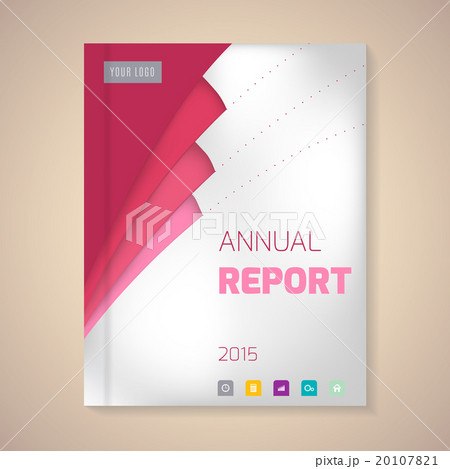 Annual Report Cover vector illustration 20107821