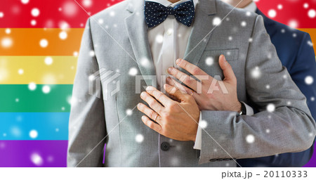 close up of male gay couple with wedding rings on close up of male gay couple with wedding rings on 20110333