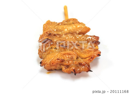 grilled pork on white 20111168