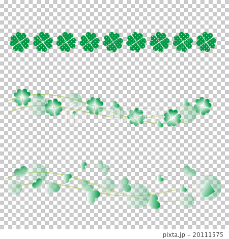 Four leaves heart background material 20111575