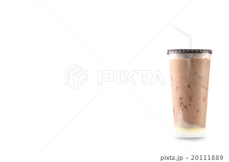 Iced coffee cup isolated on white background  20111889