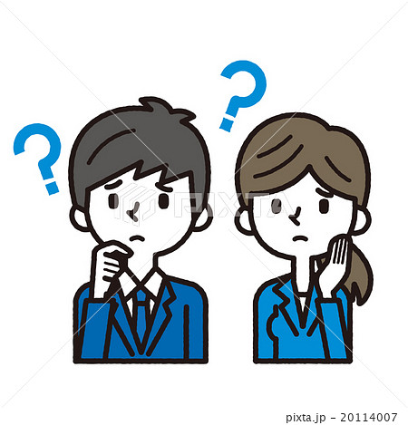 ビジネスマンとol シンプルキャラ シリーズ のイラスト素材