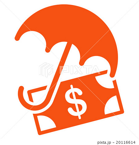 Financial Umbrella Flat Icon 20116614
