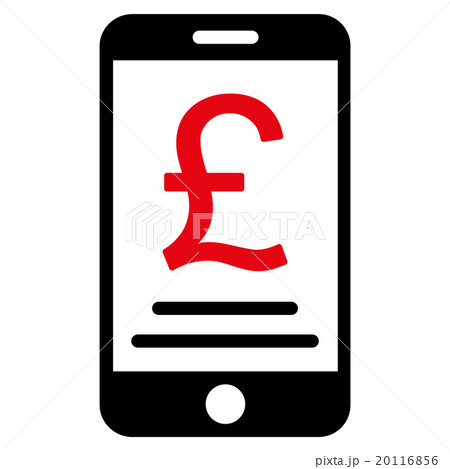 British Pound Mobile Payment Flat Icon 20116856