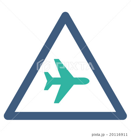 Airplane Danger Flat Icon 20116911