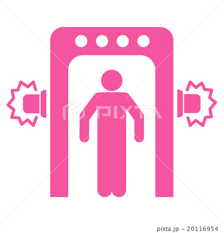 Passenger Screening Flat Icon 20116954