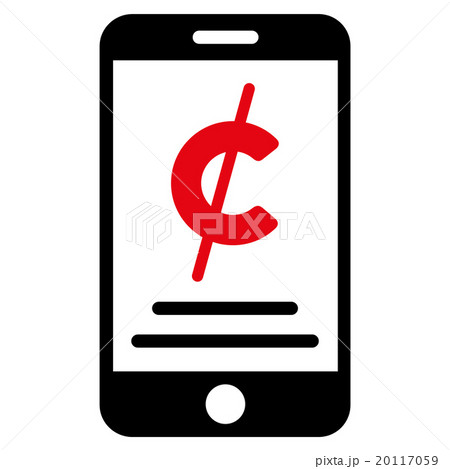 Mobile Micropayment Flat Icon 20117059