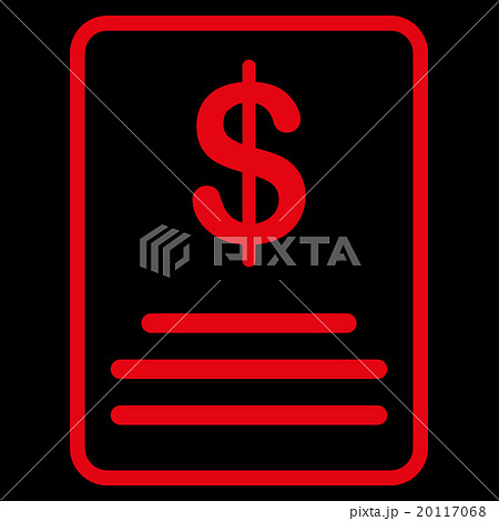 Invoice Budget Flat Icon Invoice Budget Flat Icon 20117068