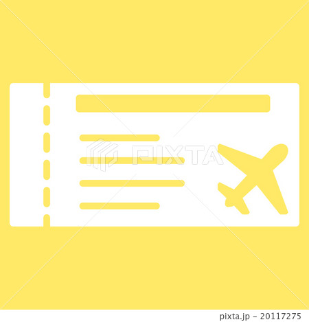 Airticket Flat Icon 20117275