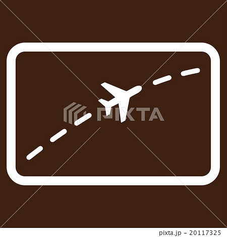 Plane Route Flat Icon Plane Route Flat Icon 20117325