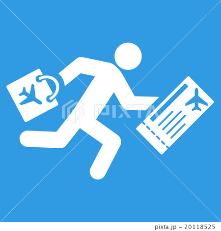 Late Passenger Flat Icon 20118525