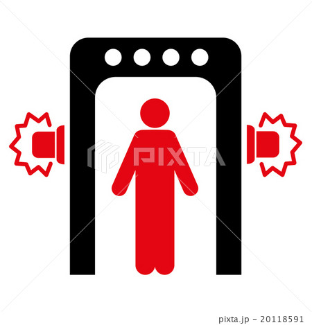 Passenger Screening Flat Icon 20118591