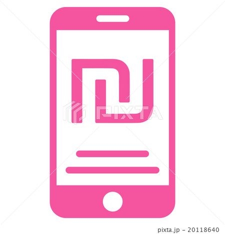 Shekel Mobile Payment Flat Icon Shekel Mobile Payment Flat Icon 20118640