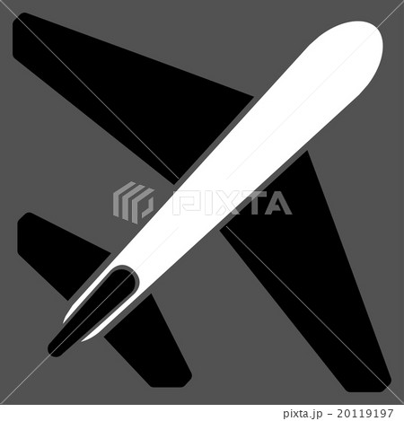 Jet Airplane Flat Icon Jet Airplane Flat Icon 20119197