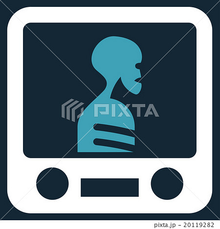 Xray Screening Flat Icon 20119282