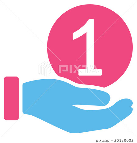 One Coin Payment Flat Icon One Coin Payment Flat Icon 20120002