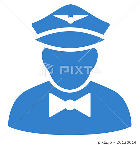 Airline Steward Flat Icon Airline Steward Flat Icon 20120014