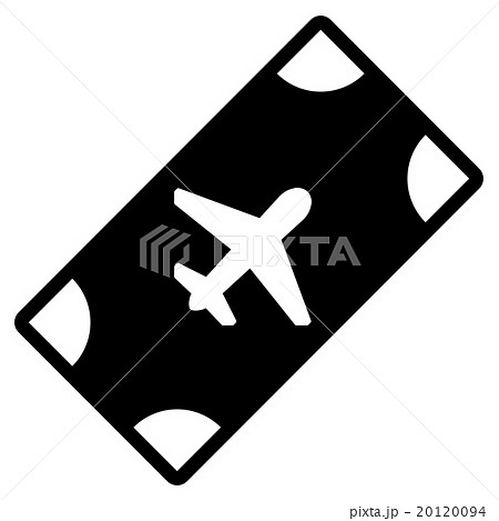 Boarding Pass Flat Icon 20120094
