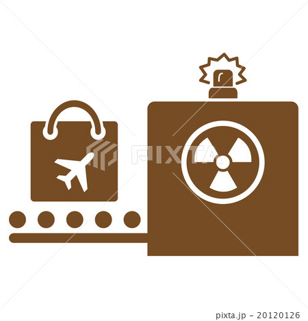 Baggage Screening Flat Icon Baggage Screening Flat Icon 20120126