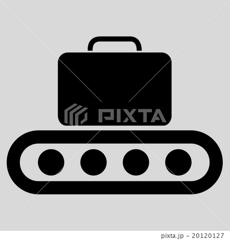 Baggage Conveyor Flat Icon 20120127