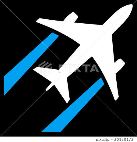 Air Jet Trace Flat Icon 20120172