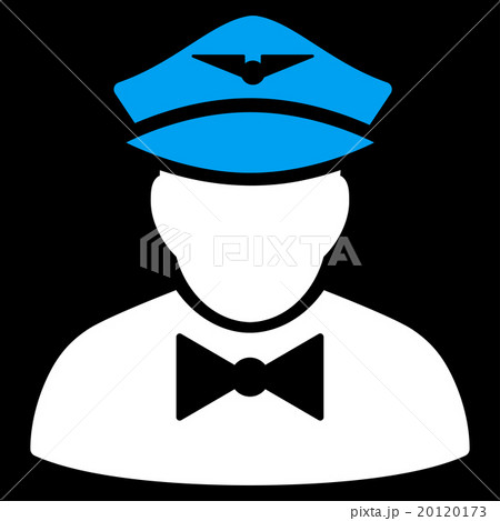Airline Steward Flat Icon 20120173
