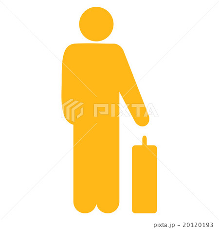 Passenger Baggage Flat Icon 20120193