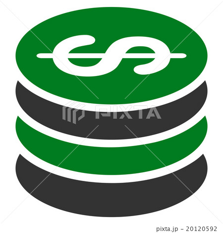 Dollar Coins Flat Icon Dollar Coins Flat Icon 20120592